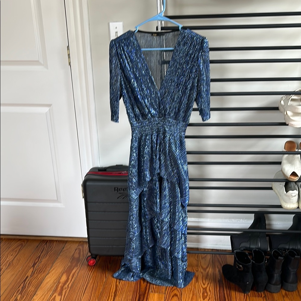 Elegant Blue Evening Dress
